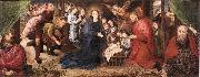 GOES, Hugo van der Adoration of the Shepherds sg oil on canvas